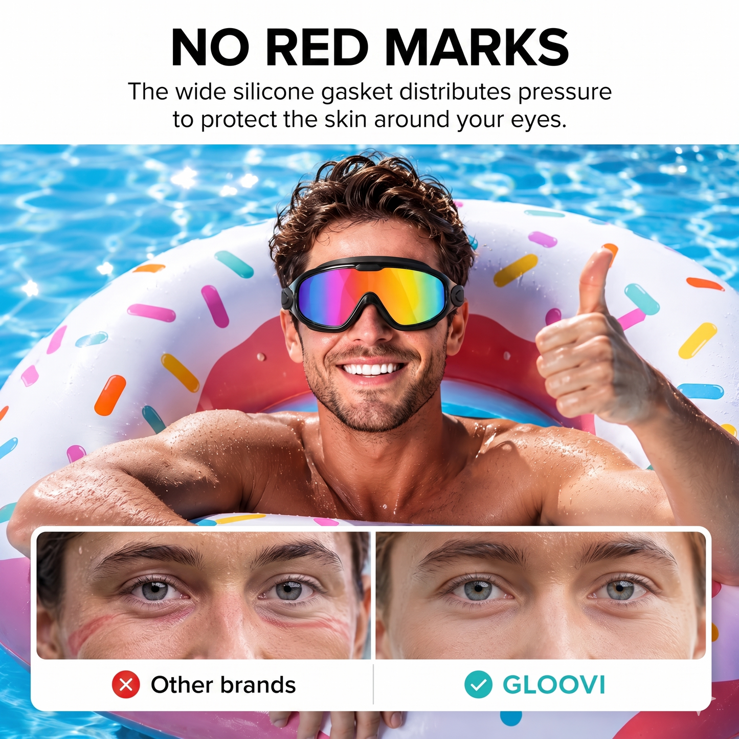 Gloovi™ Adult Swimming Goggles